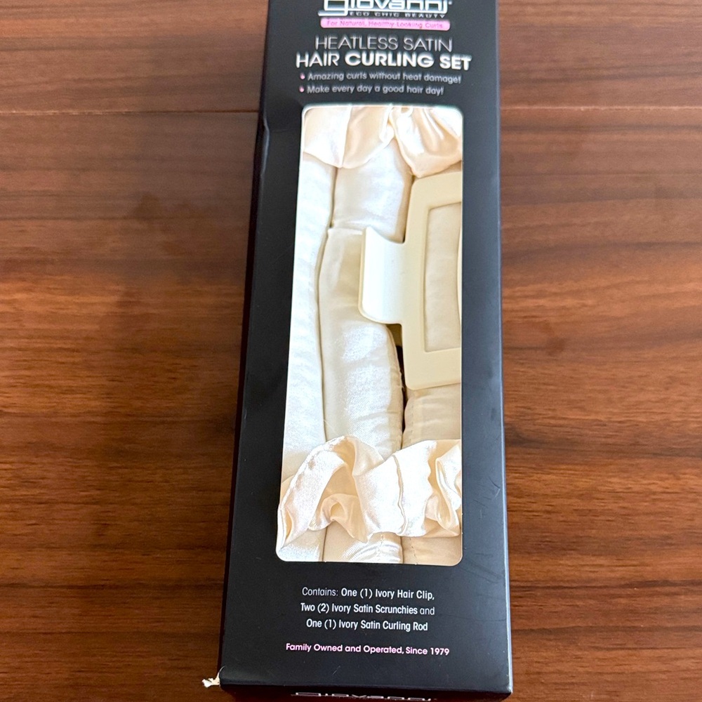 Giovanni Heatless Satin Hair Curling Set